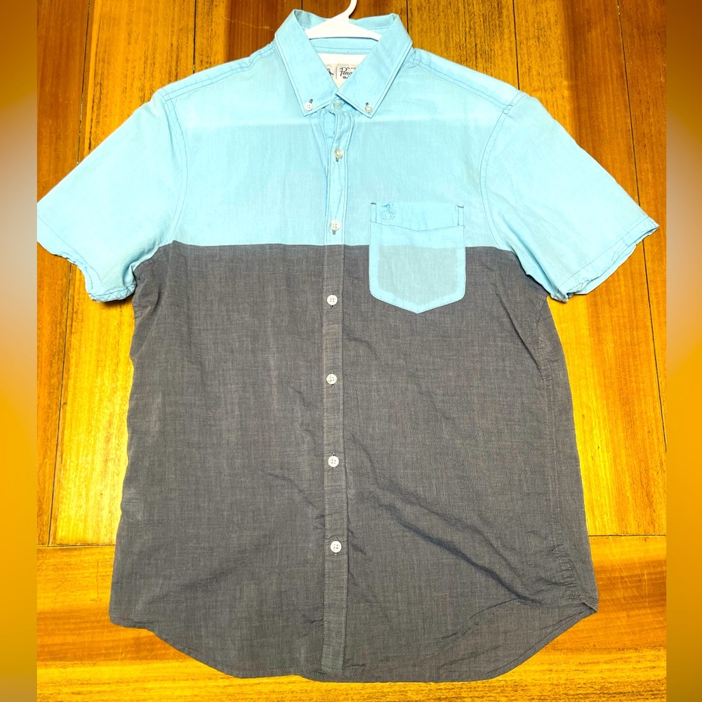 Penguin relaxed collar shirt